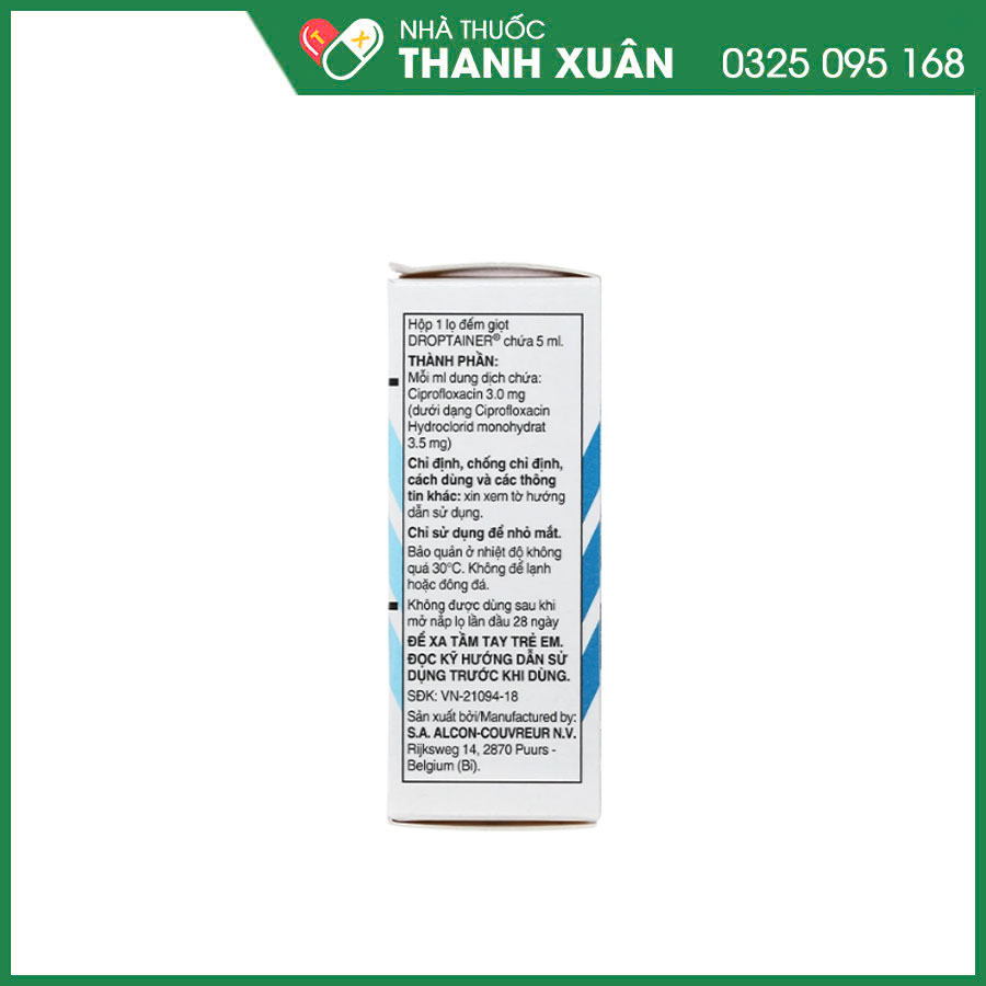 Ciloxan 0,3% điều trị các nhiễm khuẩn ở mắt